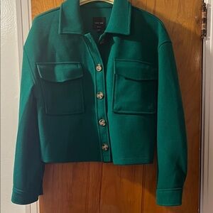 Love Tree Deep Green Utility Jacket
